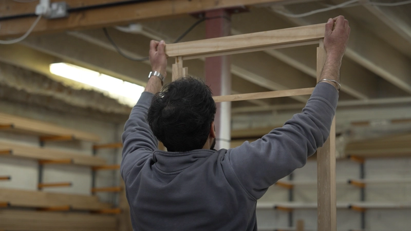Timber window frame