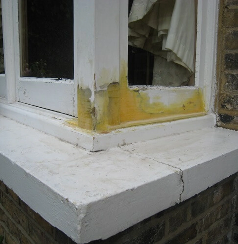 Sash window rot repair