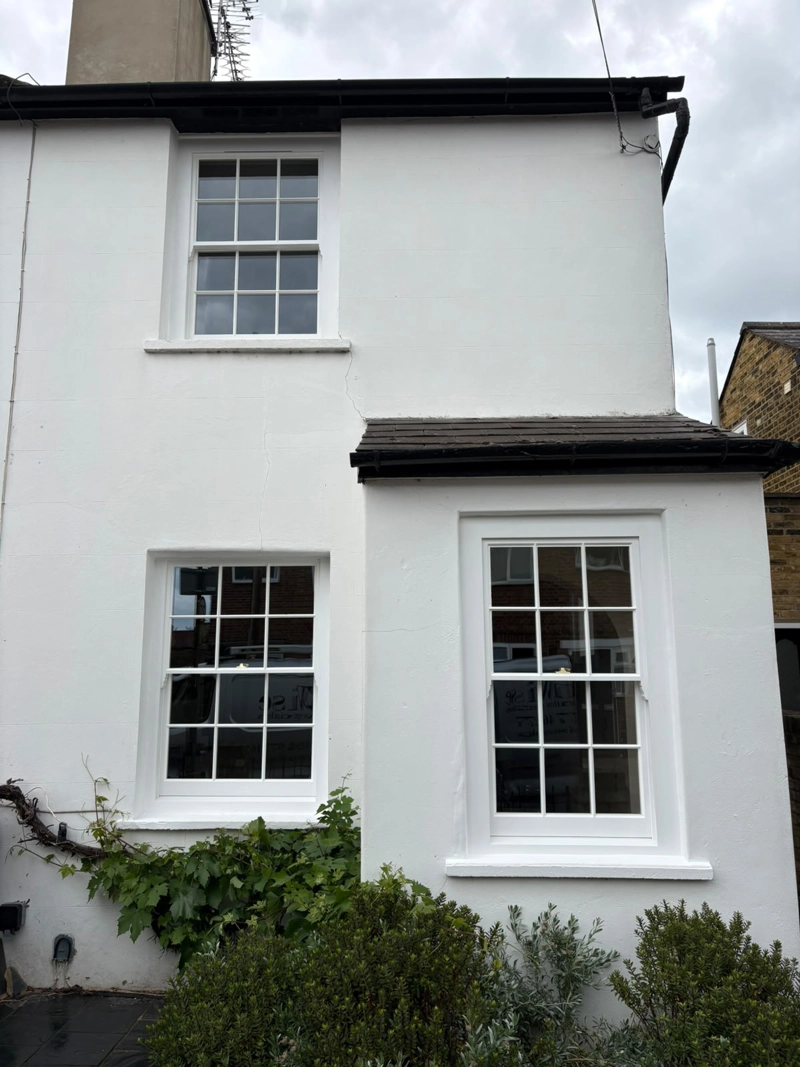 Accoya timber double glazed sash windows