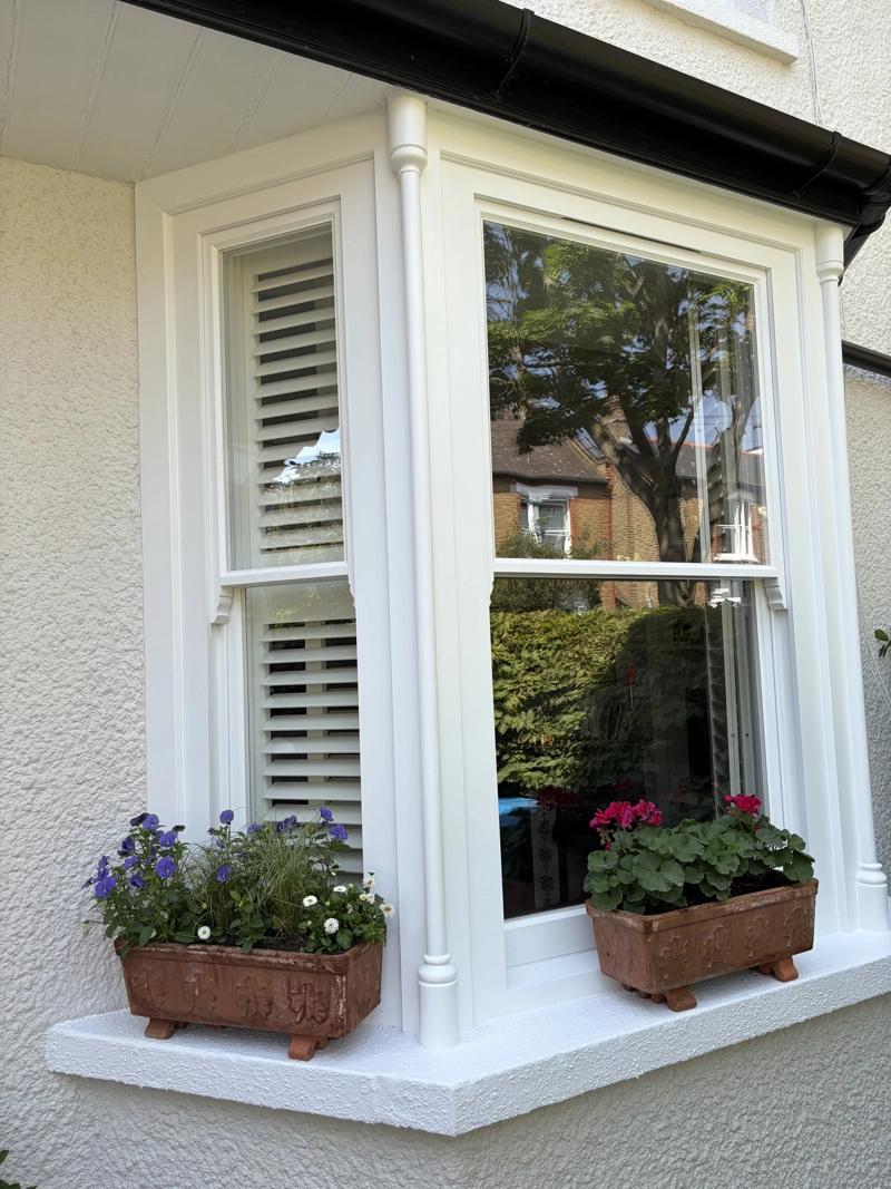 Timber sash windows