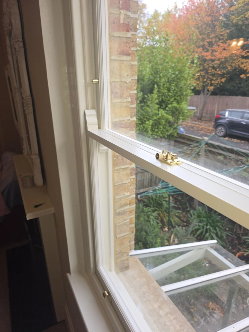 Timber sash window