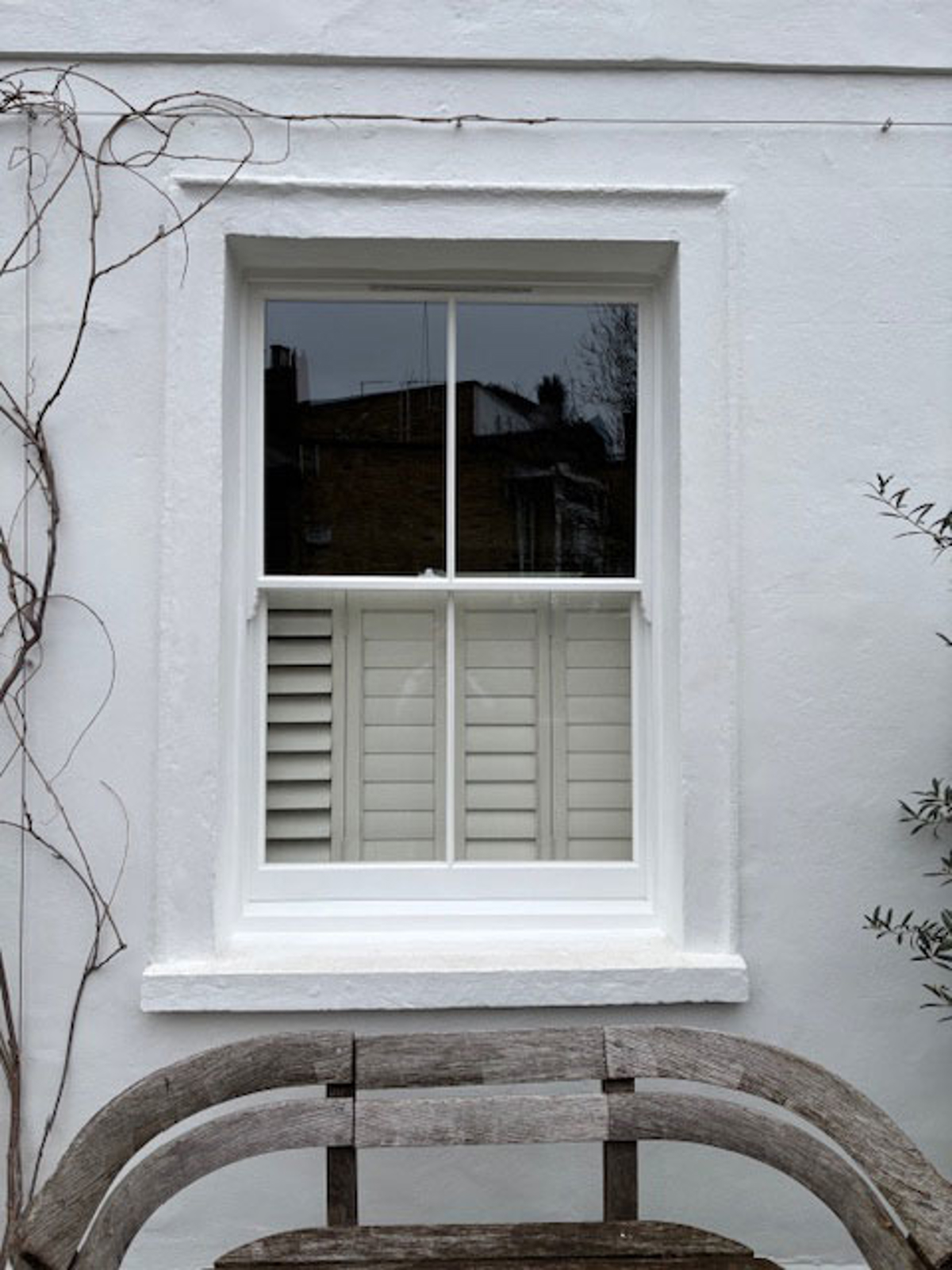 New timber double glazed sash windows in Hammersmith