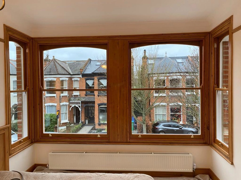 Timber sash windows