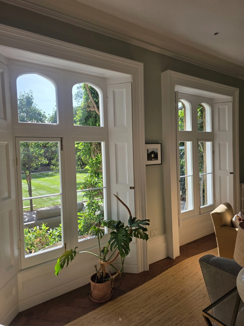 Timber casement windows